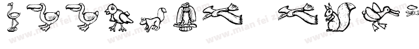 WOODCUT TERSTORM字体转换